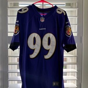 Nike Purple and Black Men's Jersey